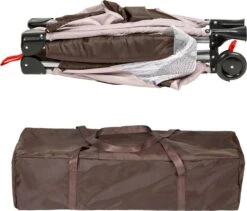 Tectake - Reisbedje Babybed Campingbed Dodo - 132x75x104cm Incl. Aankleedkussen En Draagtas - Bruin - 402203 15 Tectake - Reisbedje Babybed Campingbed Dodo - 132x75x104cm Incl. Aankleedkussen En Draagtas - Bruin - 402203 -Kinderwagen- En Accessoirewinkel 1200x1023 4