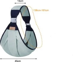 Merkloos Draagzak - Baby Draagzak - Zak - Grijs - Multifunctioneel - Ergonomisch - Baby - Dreumes - Peuter - Wrap - Travel Size - Tot 48 Maanden -Kinderwagen- En Accessoirewinkel 1200x1026 6