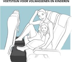 Juca Travels - Vliegtuigbedje - Voetkussen Opblaasbaar - Voetensteun - Voetenbankje - 3 Hoogte Standen - Reiskussen -Kinderwagen- En Accessoirewinkel 1200x1035 2