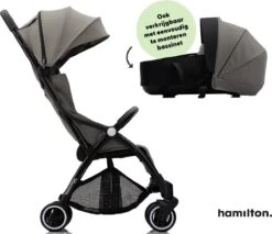 Hamilton By Yoop X1 Plus Buggy – Nieuw, Hoger, Uitgebreider 2023 Model – Premium Stroller Met One Hand Folding Technologie – Grijs – Lichte, Verstelbare En Wendbare Kinderwagen Met Vele Gemakken -Kinderwagen- En Accessoirewinkel 1200x1037 2