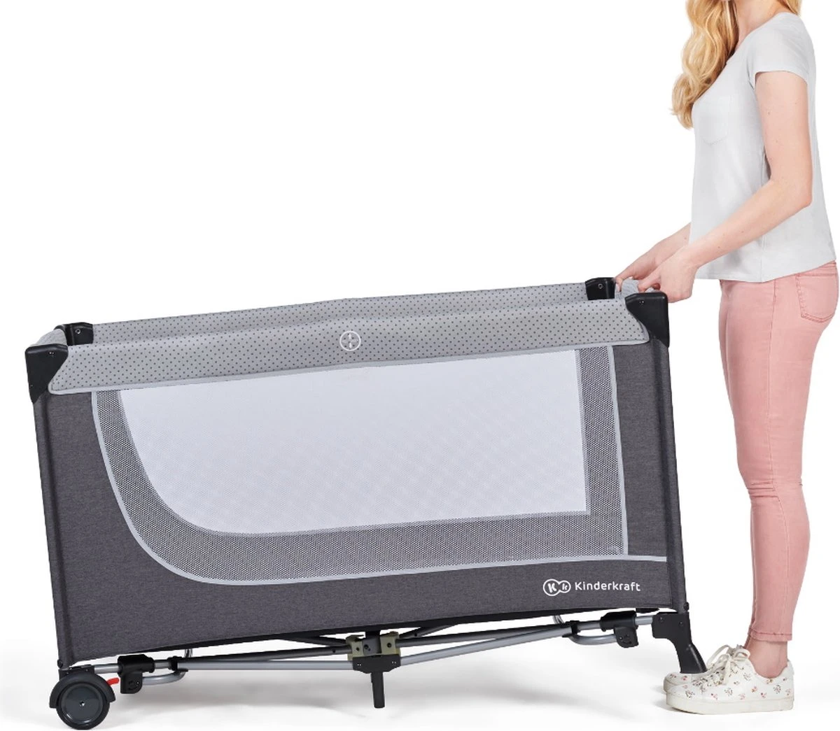 Kinderkraft Campingbed - Leody Met Accessoires - Roze 10 Kinderkraft Campingbed - Leody Met Accessoires - Roze - Afbeelding 8