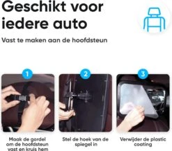 Autospiegel Baby 360° Verstelbaar Voor Hoofdsteun Autostoel -Achteruitkijkspiegel XL- Achterbankspiegel Kinderen -Baby Veiligheid Accessoires - Zwart -Kinderwagen- En Accessoirewinkel 1200x1060 1