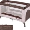 TecTake - Kinder Reisbed Babybed - Beige / Bruin - 402417 - 126x65x80 Cm Met Draagtas -Kinderwagen- En Accessoirewinkel 1200x1069 5