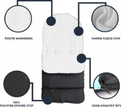 Achaté Voetenzak - Voor Kinderwagen Of Stoeltje – Baby Slaapzak - Autostoel - Wit -Kinderwagen- En Accessoirewinkel 1200x1075 2