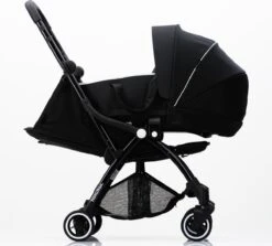 Hamilton By Yoop X1 Plus Kinderwagen - Buggy Met Monteerbare Wieg - Premium Stroller Met One Hand Folding Technologie - Nieuw, Hoger, Uitgebreider 2023 Model - Zwart - Licht, Verstelbaar, Wendbaar En Geschikt Van 0 Maanden Tot 4 Jaar -Kinderwagen- En Accessoirewinkel 1200x1085 1