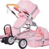 Merkloos Luxe 3-in-1 Kinderwagen - Wandelwagen - Autostoeltje - Buggy - Inklapbaar - Roze - 0-36 Maanden -Kinderwagen- En Accessoirewinkel 1200x1104 11