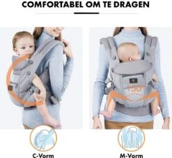 Deryan Ergonomische Draagzak - Buikdrager 4-in-1 Grijs -Kinderwagen- En Accessoirewinkel 1200x1105 7