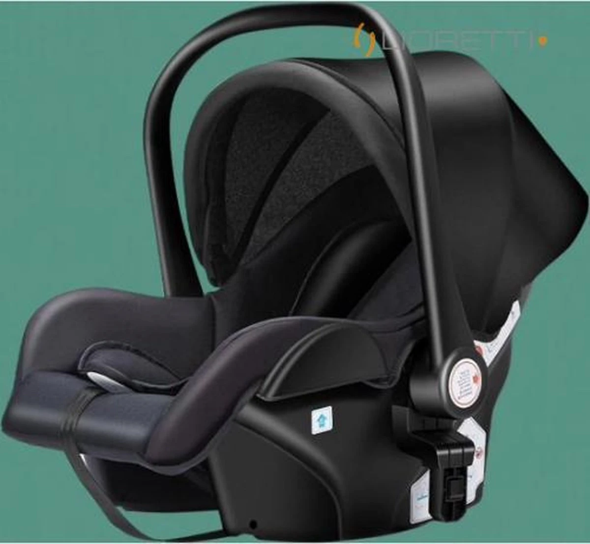 Merkloos Lioretti® Luxe Baby Buggy 3 In 1 | Baby Wagen | Kinderwagen Met Stoel En Wieg | Inklapbaar | Hoge Kwaliteit | Combi | Zwart 11 Merkloos Lioretti® Luxe Baby Buggy 3 In 1 | Baby Wagen | Kinderwagen Met Stoel En Wieg | Inklapbaar | Hoge Kwaliteit | Combi | Zwart - Afbeelding 9