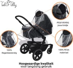 Universele Regenhoes Kinderwagen Met Kijkvenster – Buggy Hoes Universeel – Tegen Regen En Miezer Buggy – Doorzichtig -Kinderwagen- En Accessoirewinkel 1200x1121