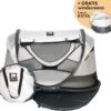 Deryan Shane Luxe 2023 Campingbedje - Baby Tent - Anti-UV 50+ - Peuterbed - Silver -Kinderwagen- En Accessoirewinkel 1200x1129 5