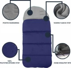 Achaté Voetenzak - Voor Kinderwagen Of Stoeltje – Baby Slaapzak - Autostoel - Donkerblauw -Kinderwagen- En Accessoirewinkel 1200x1137 7
