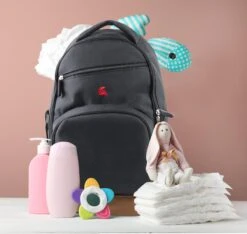 Stoere Luiertas - Rugzak - Inclusief Verschoningsmatje - Zwart -Kinderwagen- En Accessoirewinkel 1200x1138 2