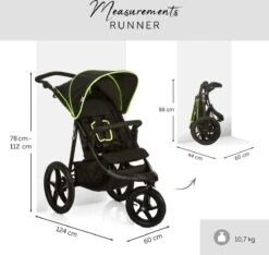 Hauck Runner Kinderwagen - Zwart/Neon Geel -Kinderwagen- En Accessoirewinkel 1200x1139 11
