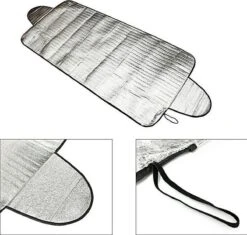 Universele Antivries Scherm Voorruit & Achterruit - Zonnewering / Zonwering Voorraam Beschermer - Autozonwering Autoraam - Aluminium - Universeel -Kinderwagen- En Accessoirewinkel 1200x1140