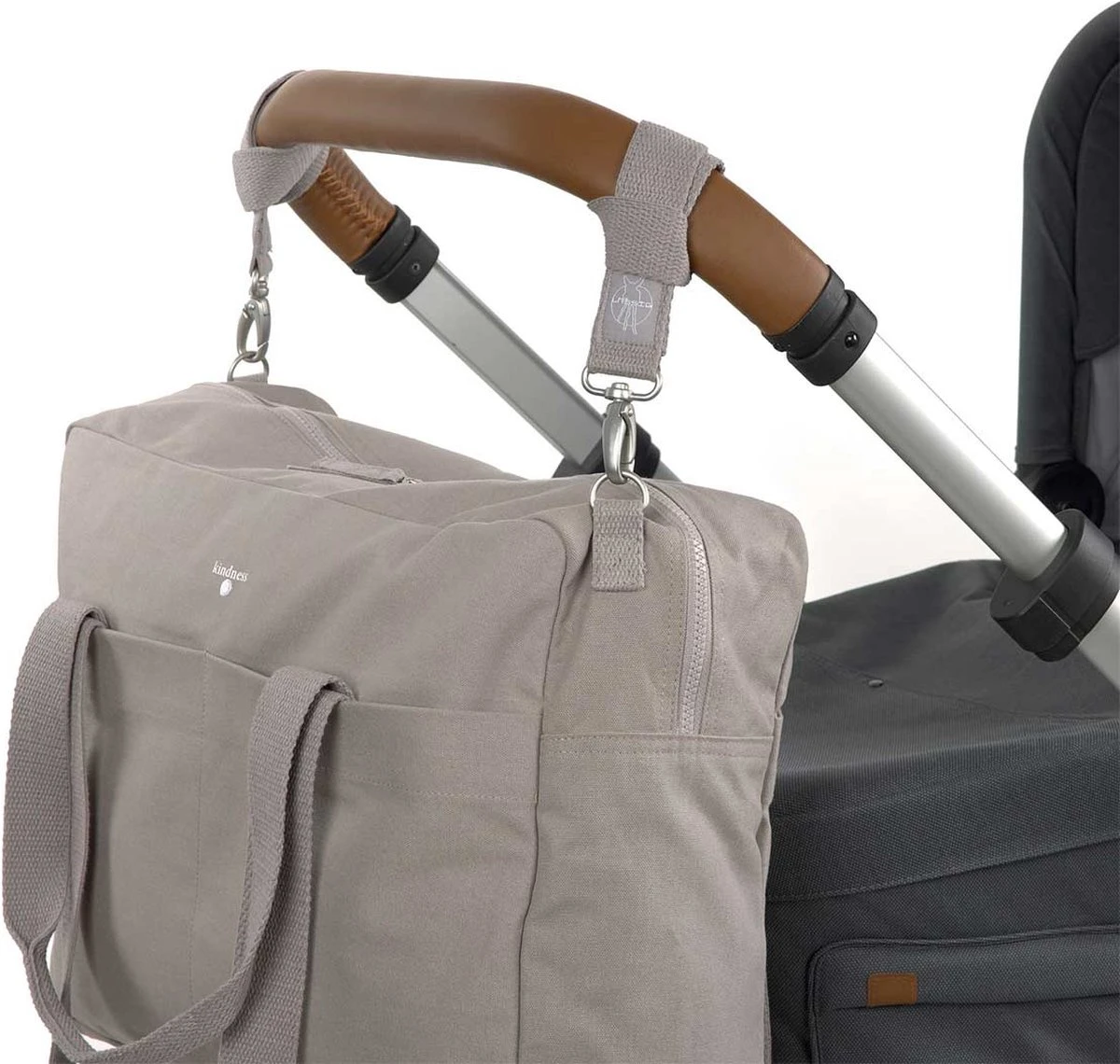 Lässig Green Label Luiertas Cotton Essential Taupe 11 Lässig Green Label Luiertas Cotton Essential Taupe - Afbeelding 9