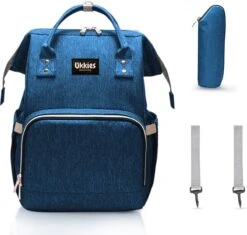 Luiertas Rugzak - Gratis Flessenwarmer En Gratis Kinderwagen Haken - Eindeloos Opbergruimte - Ruime Luiertas - Draaggemak - Donker Blauw -Kinderwagen- En Accessoirewinkel 1200x1141 7