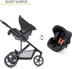 Hauck Pacific 3 Shop N Drive Kinderwagen - Caviar -Kinderwagen- En Accessoirewinkel 1200x1141 9