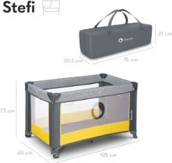 Lionelo Stefi - Campingbedje - 125x65cm - Tot 15kg - Transporttas 23 Lionelo Stefi - Campingbedje - 125x65cm - Tot 15kg - Transporttas -Kinderwagen- En Accessoirewinkel 1200x1143 4