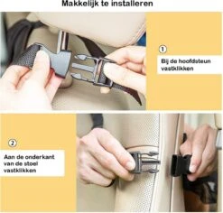 Venneweide - Luxe En Degelijke Autostoel Organizer Met Tablethouder - Auto Organizer - Voor Baby En Kinderen - Veel Opbergruimte - Geschikt Voor O.a. IPad - Topkwaliteit - Zwart -Kinderwagen- En Accessoirewinkel 1200x1145 1