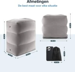 Vliegtuigbedje - Reiskussen - Voetensteun - Multifunctioneel Opblaasbaar Kussen Voor In Het Vliegtuig - Auto - Trein -Kinderwagen- En Accessoirewinkel 1200x1145 7