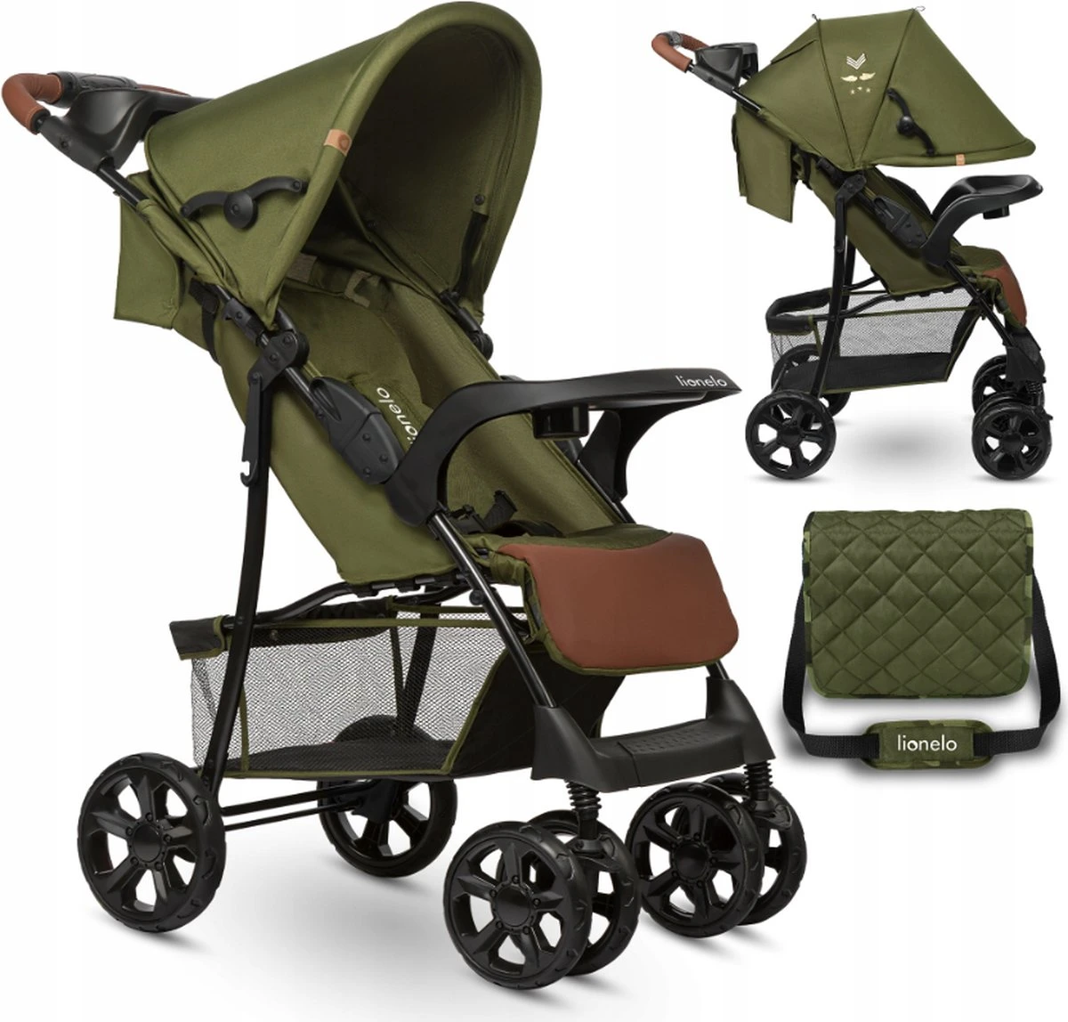 Lionelo Emma Plus - Buggy - Lichte - 5-punts Gordel - Tot 15kg 3 Lionelo Emma Plus - Buggy - Lichte - 5-punts Gordel - Tot 15kg