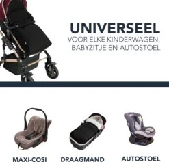 Achaté Voetenzak - Voor Kinderwagen Of Stoeltje – Baby Slaapzak - Autostoel - Zwart 21 Achaté Voetenzak - Voor Kinderwagen Of Stoeltje – Baby Slaapzak - Autostoel - Zwart -Kinderwagen- En Accessoirewinkel 1200x1149 12