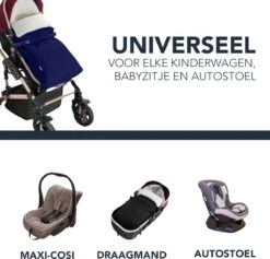 Achaté Voetenzak - Voor Kinderwagen Of Stoeltje – Baby Slaapzak - Autostoel - Donkerblauw -Kinderwagen- En Accessoirewinkel 1200x1149 8