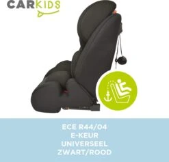 Carkids Verstelbaar Kinderautostoeltje Zwart En Rood | Kinderautostoel Groep 1-2-3 Met Isofix En Top Tether Connector | Kinderen Van 9 Maanden -12 Jaar | 9-36 Kg -Kinderwagen- En Accessoirewinkel 1200x1150 16