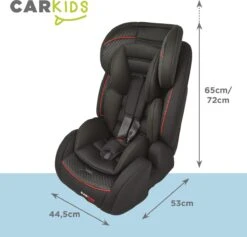 Carkids Verstelbaar Kinderautostoeltje Zwart En Rood | Kinderautostoel Groep 1-2-3 Met Isofix En Top Tether Connector | Kinderen Van 9 Maanden -12 Jaar | 9-36 Kg -Kinderwagen- En Accessoirewinkel 1200x1150 17