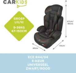 Carkids Verstelbaar Kinderautostoeltje Zwart En Rood | Kinderautostoel Groep 1-2-3 | Kinderen Van 9 Maanden-12 Jaar | 9-36 Kg 18 Carkids Verstelbaar Kinderautostoeltje Zwart En Rood | Kinderautostoel Groep 1-2-3 | Kinderen Van 9 Maanden-12 Jaar | 9-36 Kg -Kinderwagen- En Accessoirewinkel 1200x1150 21