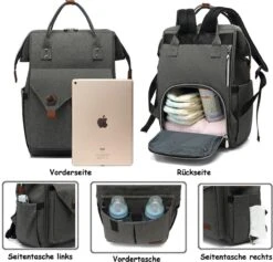 Luiertas (rugzak) Zwart -Kinderwagen- En Accessoirewinkel 1200x1151 7