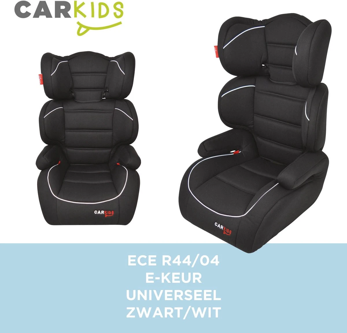 Carkids Verstelbaar Kinderautostoeltje Zwart En Wit | Kinderautostoel Groep 2-3 | Kinderen Van 3,5-12 Jaar | 15-36 Kg 7 Carkids Verstelbaar Kinderautostoeltje Zwart En Wit | Kinderautostoel Groep 2-3 | Kinderen Van 3,5-12 Jaar | 15-36 Kg - Afbeelding 5