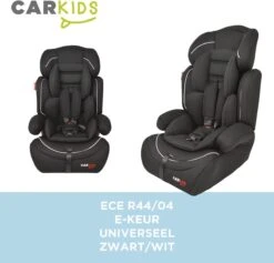 Carkids Verstelbaar Kinderautostoeltje Zwart En Wit | Kinderautostoel Groep 1-2-3 | Kinderen Van 9 Maanden-12 Jaar | 9-36 Kg -Kinderwagen- En Accessoirewinkel 1200x1152 26