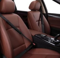 Merkloos Luxe Gordelhoes - Auto Gordelbeschermer - Gordelkussen - Zwart - 2 Stuks Gordelbeschermers -Kinderwagen- En Accessoirewinkel 1200x1153 4