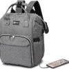 Miss Lulu Luiertas Rugzak - Luiertas Met USB Oplaadstation - Baby Tas Inclusief Buggy En Kinderwagen Haken - Grijs (E6705USB GY) -Kinderwagen- En Accessoirewinkel 1200x1159 4