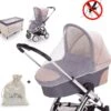 Universele Klamboe – Muggen- & Insectengaas Babybed – Muskieten En Muggennet – Voor Ledikant Kinderwagen Campingbedje – Wit -Kinderwagen- En Accessoirewinkel 1200x1170
