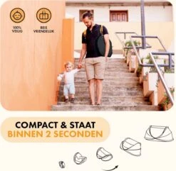 Deryan Peuter Luxe Campingbedje – Inclusief Zelfopblaasbare Matras - Zwart -Kinderwagen- En Accessoirewinkel 1200x1170 6