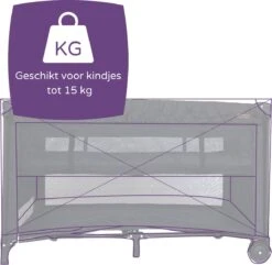 Prénatal Luxe Campingbedje Met Bodemverhoger - Inklapbaar Baby Campingbed - Reisbedje Met Wieltjes - Inclusief Bodemmatras - 120 X 60 Cm - Zwart -Kinderwagen- En Accessoirewinkel 1200x1171 12