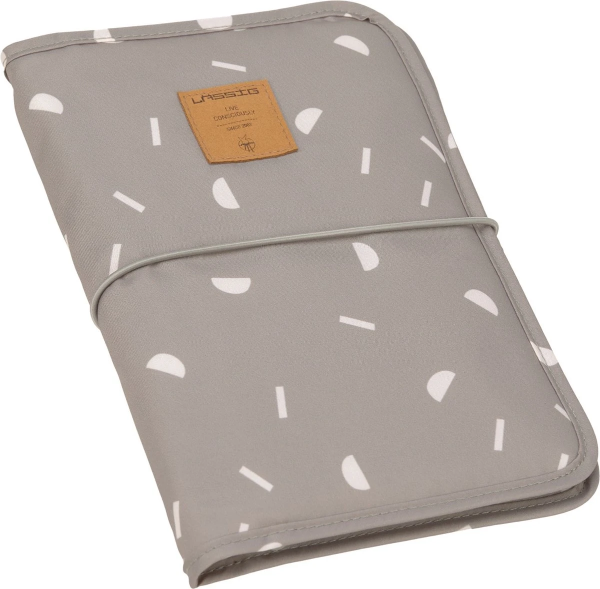 Lässig Verschoningsmatje Blocks Taupe 3 Lässig Verschoningsmatje Blocks Taupe