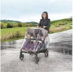 Reer - Regenhoes Tweelingwagen - Regenscherm Voor Dubbele Buggy En Kinderwagen - Hoes Voor Duo Buggy, Duowagen, Duo Kinderwagen - RainCover Twin -Kinderwagen- En Accessoirewinkel 1200x1180 1