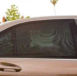 Merkloos Zonnescherm - Auto Achterruit - Raamscherm - 2 Stuks - Doorschijnend - Zwart -Kinderwagen- En Accessoirewinkel 1200x1182 2