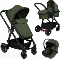 Baninni Kinderwagen Otto 3 In 1 Olive Green -Kinderwagen- En Accessoirewinkel 1200x1187 9