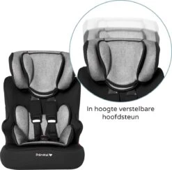 Prénatal Autostoel 1/2/3 Basis - Kinderzitje Auto - Groep 1-2-3 - 9-36 Kg - Zwart -Kinderwagen- En Accessoirewinkel 1200x1188 4