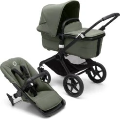 Bugaboo - 3-in-1 Kinderwagen Fox 3 - Black/Forest Green -Kinderwagen- En Accessoirewinkel 1200x1193 9