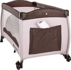 TecTake - Kinder Reisbed Babybed - Beige / Bruin - 402417 - 126x65x80 Cm Met Draagtas -Kinderwagen- En Accessoirewinkel 1200x1194 7