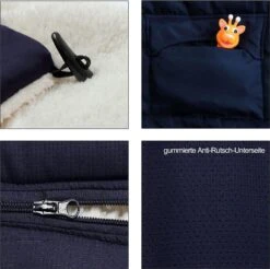 Monzana Voetenzak - Voor Kinderwagen Of Stoeltje - 93x56cm Donkerblauw -Kinderwagen- En Accessoirewinkel 1200x1196 15