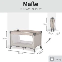 Hauck Dream N Play Campingbedje Set - Met Matras En Muggennet - Beige 14 Hauck Dream N Play Campingbedje Set - Met Matras En Muggennet - Beige -Kinderwagen- En Accessoirewinkel 1200x1199 21