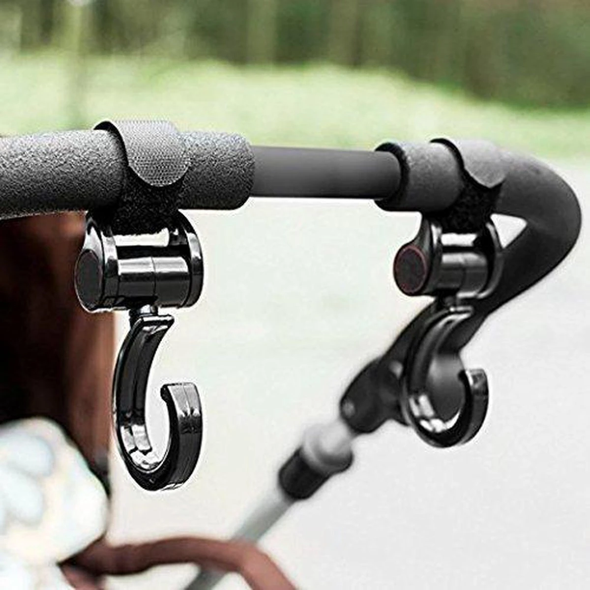 Kinderwagen Tassenhaakjes - Buggy Haakjes - Babywagen - Haakjes Voor Tassen - Set Van 2 - Rheme 4 Kinderwagen Tassenhaakjes - Buggy Haakjes - Babywagen - Haakjes Voor Tassen - Set Van 2 - Rheme - Afbeelding 2