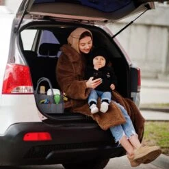 Relaxdays Luiertas Baby - Verzorgingstas Vilt - Organizer Luiers - Uitneembare Schotjes - Lichtgrijs -Kinderwagen- En Accessoirewinkel 1200x1200 1258