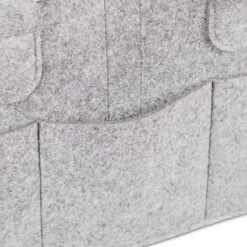 Relaxdays Luiertas Baby - Verzorgingstas Vilt - Organizer Luiers - Uitneembare Schotjes - Lichtgrijs -Kinderwagen- En Accessoirewinkel 1200x1200 1260